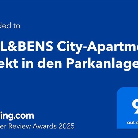 City-Apartment direkt in den Parkanlagen Bremen Bagian luar foto